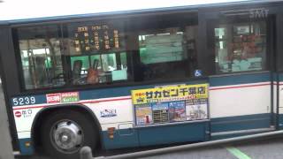 【FHD】京成バス・5239 千05(ISUZU ERGA) 千城台駅を発車