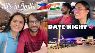🇮🇳🇵🇭MY FIRST TIME AT AEROPLANE RESTAURANT! JOYRIDE DATE NIGHT | Filipino Indian Vlog