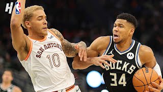 San Antonio Spurs vs Milwaukee Bucks - Full Game Highlights | December 19, 2023-24 NBA Season