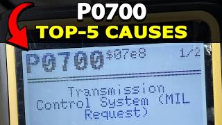 How To Fix P0700 Trouble Code: Transmission Control System MIL Request