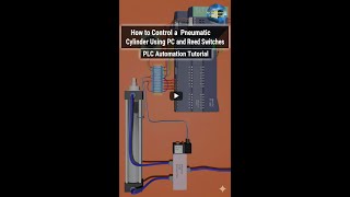 How to Control a Pneumatic Cylinder Using PLC and Reed Switches | PLC Automation Tutorial