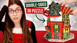 Doing a DOUBLE-SIDED 3D Christmas Puzzle