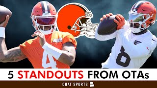 Cleveland Browns Top 5 Standouts From OTAs So Far Ft. Deshaun Watson