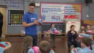 Gareth Barry Grilled By Four-Year-Olds!