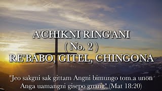 Re'babo Gitel Chingona ( A. R. No. 2 ) Music \u0026 Lyrics // Key of F major