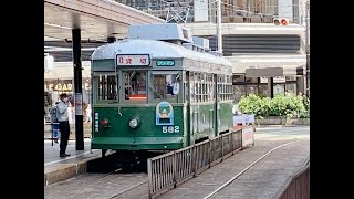 広島電鉄路面電車　2022.09.29 広島駅