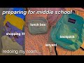 Preparing for Middle School📚✏️| Echo Browne Vlogs