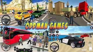 Oddman Games Trailer #2 - Best Android Games: Car Simulator, Truck, Bus and much more!