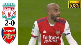 Arsenal vs Liverpool 0 2 Sorotan Gol 2022 HD