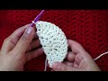 double crochet half circle