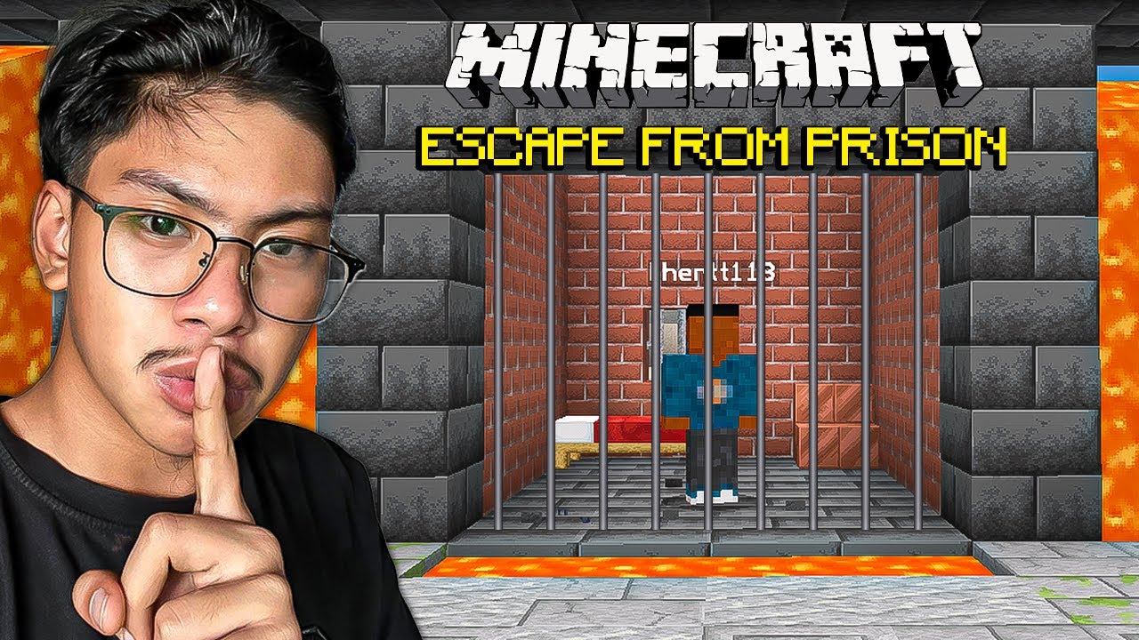 Escape From Prison In Minecraft Youtube