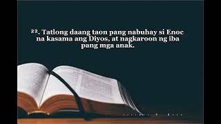 Genesis 5:1-32 (MBB2005 VERSION) Tagalog Audio Bible
