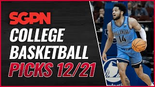College Basketball Predictions 12/21/22 - Sports Gambling Podcast - NCAAB Picks - CBB Picks