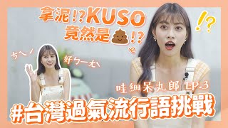 哇細呆丸郎 🙌🏻🥭 #3 台灣過氣流行用語挑戰！KUSO竟然是💩!?｜阿部瑪利亞 Maria Abe