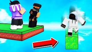 My Friends TRAPPED Me On ONE SLIME BLOCK, So I Got Revenge.. (Roblox Bedwars)