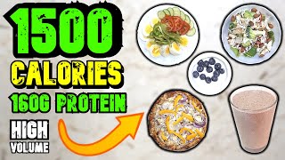1500 Calorie Meal Plan | Super High Protein Diet For Fat Loss