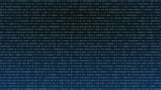 Animated Binary Code Background, perfect for AI