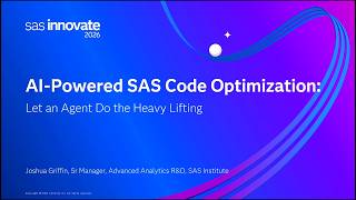 AI-Powered SAS Code Optimization: Let an Agent Do the Heavy Lifting