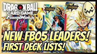 Dragon Ball Super Fusion World: First Deck Lists! New FB05 Leaders!