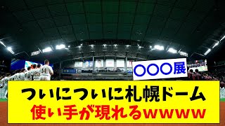 【超朗報】札幌ドームに超絶イベントが現れるｗｗｗ【2chスレ】【5chスレ】【プロ野球反応集】