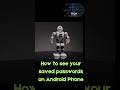 Tech Bytes: How to see your saved passwords on Android Phone #TechBytes #TechNews #TechTrends #tech