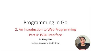 Programming in Go | Web Programming | Part 4