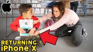 Returning Our Son's IPHONE X **GONE WRONG** | The Royalty Family
