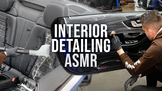 Interior Detailing on a Mercedes | ASMR