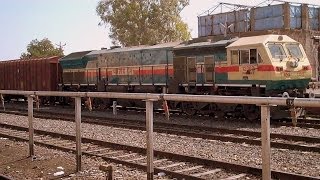 INDIAN RAILWAYS WDG4 12307 led freighter rolls through Marwar Jn