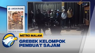 Polisi Grebek Markas Pembuat Sajam di Depok