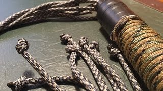 EASY Paracord Cat O' Nine Tails Whip | Full Instructions | Tutorial