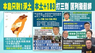 【每日必看】本島只剩1淨土！ 確診人數飆升 陳時中\