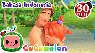 Bermain di Pantai dengan Ayah | CoComelon Bahasa Indonesia - Lagu Anak Anak