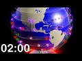 2 Minute Timer | Colorful Marbles Around the World | 3D Timer