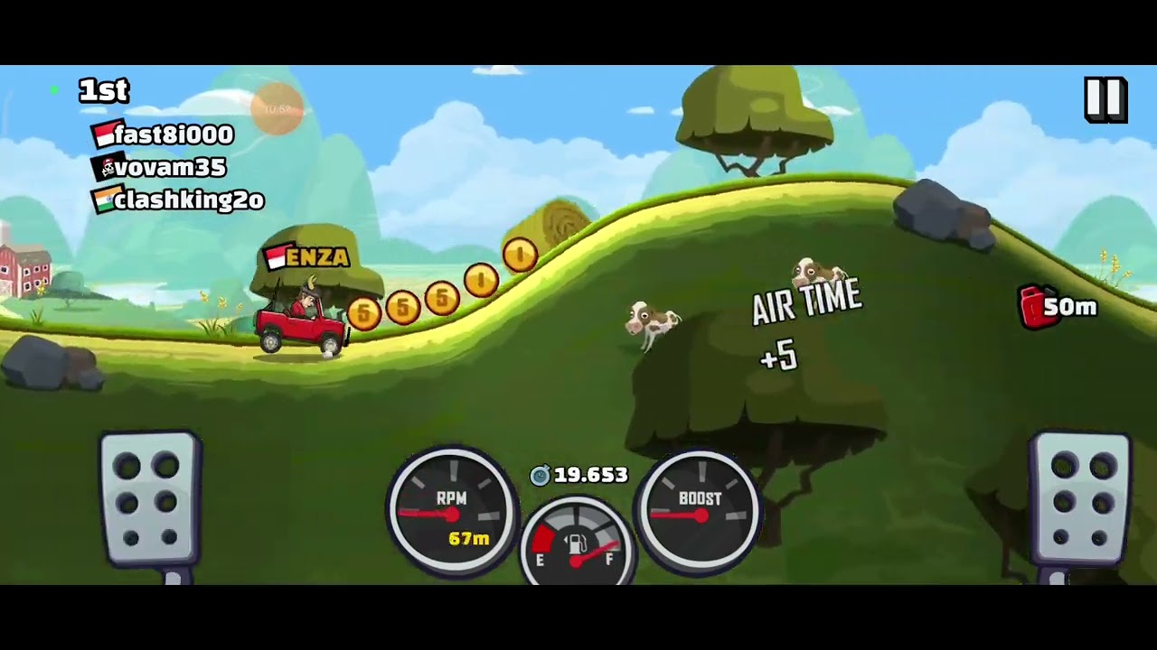 Hill Climb Racing 2 | Ternyata Seru Gaes Maen Game Ini.... - YouTube