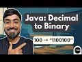 Convert Decimal Number to Binary in Java | Java Basics for Beginners