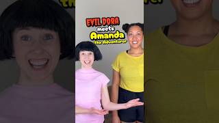 Evil Dora meets Amanda the Adventurer