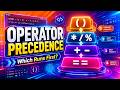 What is Operator Precedence? | Order of Execution Explained with Examples | Java Series | #java