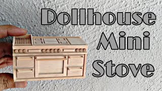 DIY Miniature | How To Make A Mini Stove Using Ice Cream Stick