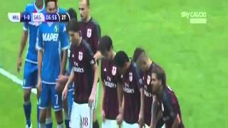 AC Milan vs Sassuolo 2-1 All Goals 25/10/2015