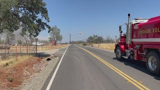 Neal Fire in Butte County: Cal Fire responds to fire in lower Paradise