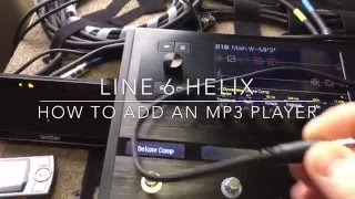 Line 6 Helix - How to add an MP3 player