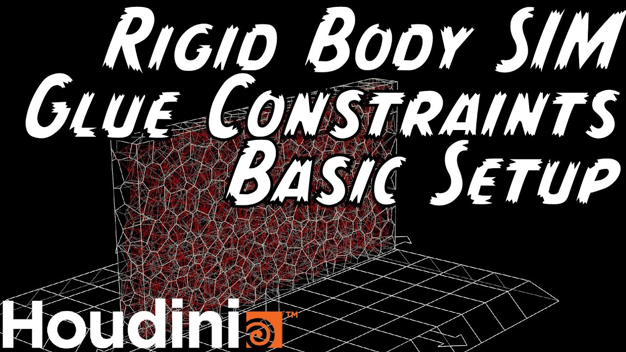 Rigid Body (RBD) Simulation With Glue Constraints Basic Setup In ...