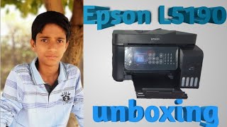 unboxing Epson L5190 all in one ecotank printer🖨️