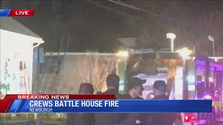 Coroner: Child dead after structure fire in Newburgh
