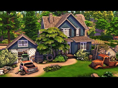 Single Dad's Workshop and Home The Sims 4 Speed Build