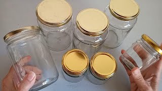 DIY - 3 EASY IDEAS with GLASS JARS 🌼 RECYCLING ♻ CRAFTS 😍 FROM TRASH to TREASURE💕