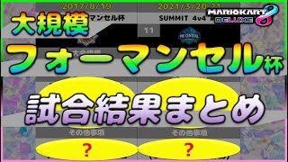 【マリオカート8DX】大規模フォーマンセル杯 結果まとめ（2017.4~2024.11）