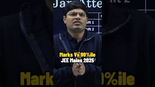 Marks vs Percentile JEE Mains 2025 😱| Shift Wise Analysis of 99%ile #shorts #esaral #jee2025 #jee