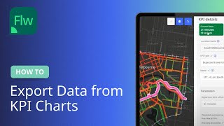 Exporting Data from KPI charts | PTV Flows | Tutorial